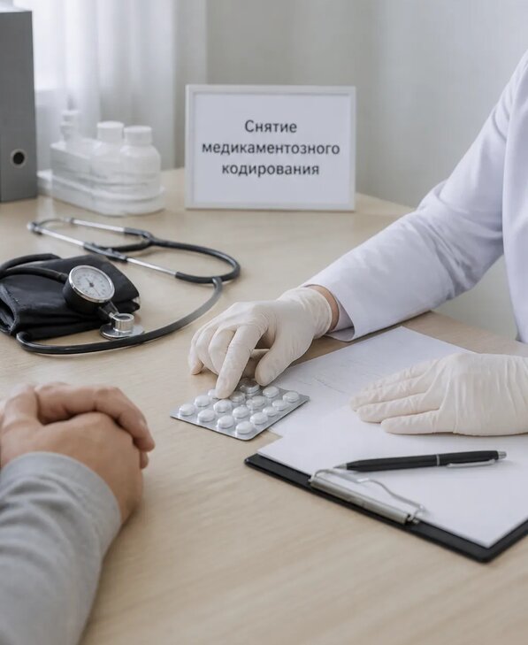 Снятие медикаментозного кодирования в Сафонове от 5124 р. | Медзона