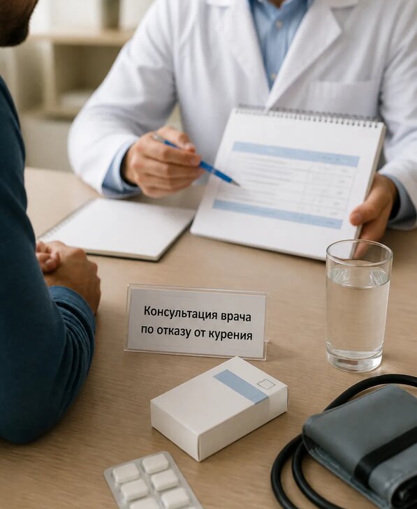 Консультация врача по отказу от курения для взрослых в Сафонове